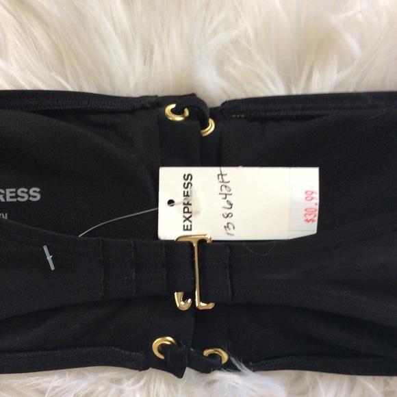 NWT Express Sexy Lace Up Bikini Top - Picture 5 of 6